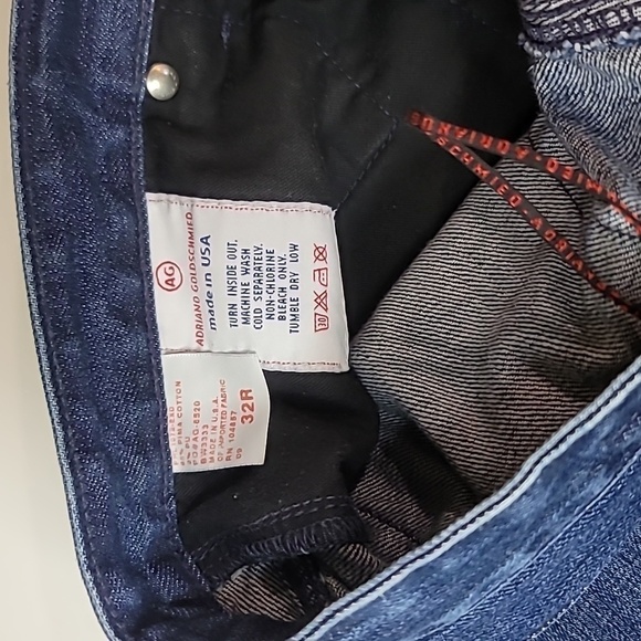 AG ADRIANO GOLDSCHMIED The Club Bootcut Flare Fitted Dark Wash Jeans Denim - Picture 7 of 9